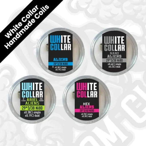 White Collar - Handmade Coils